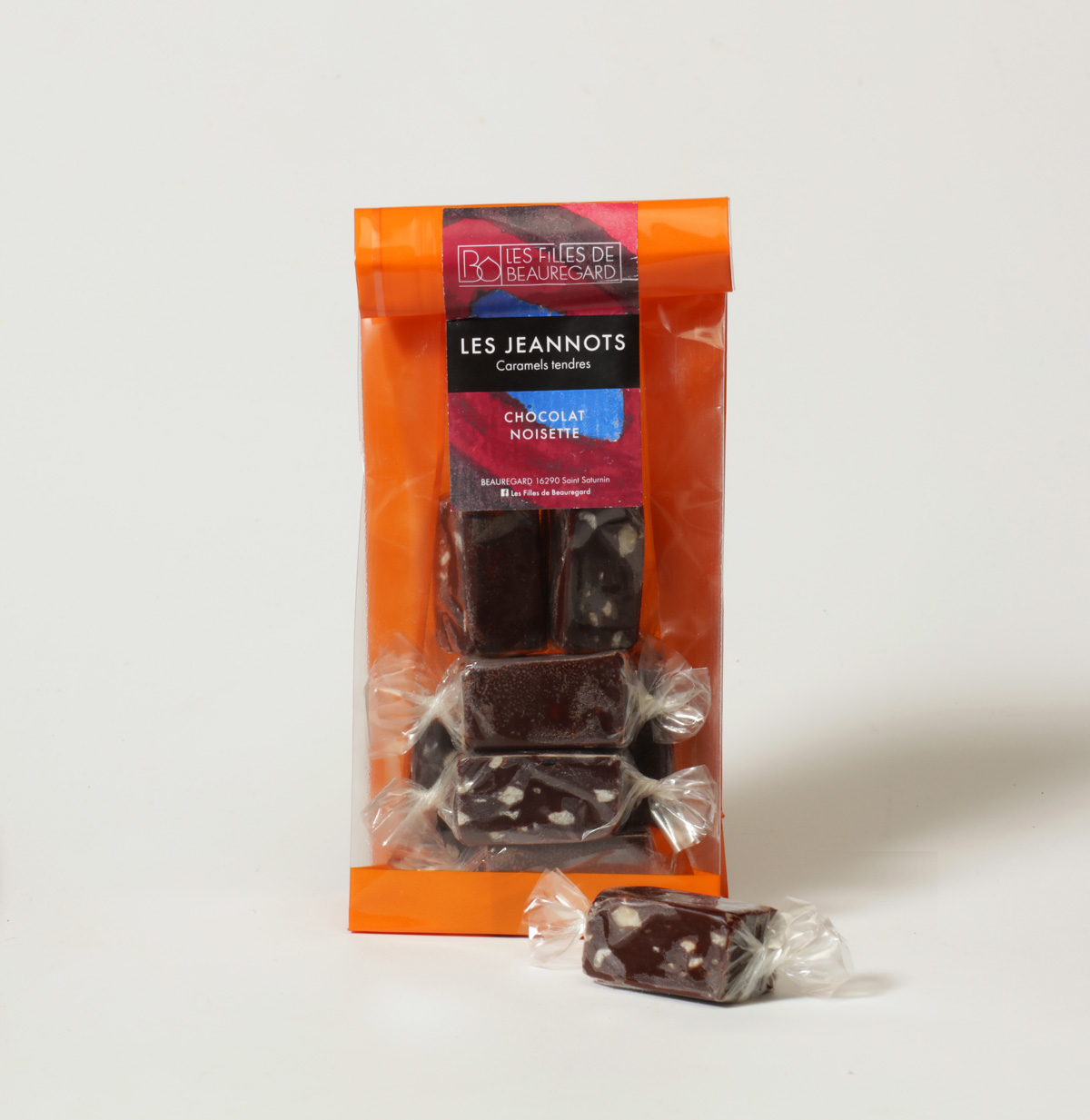 Caramel Chocolat et noisette francaise Les Jeannots par les Filles de Beauregard