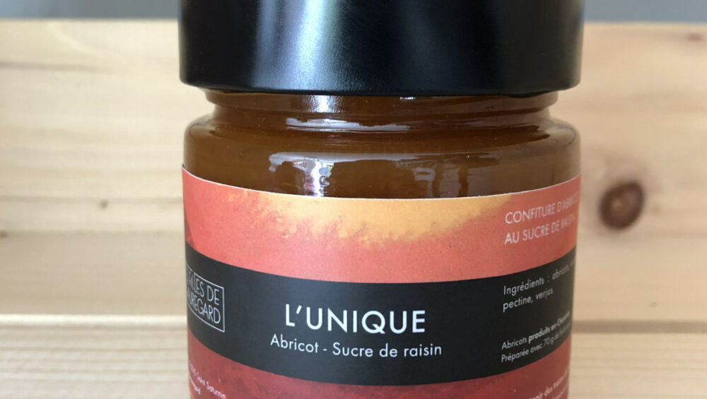 Confiture artisanale abricot fabriquée en Charente