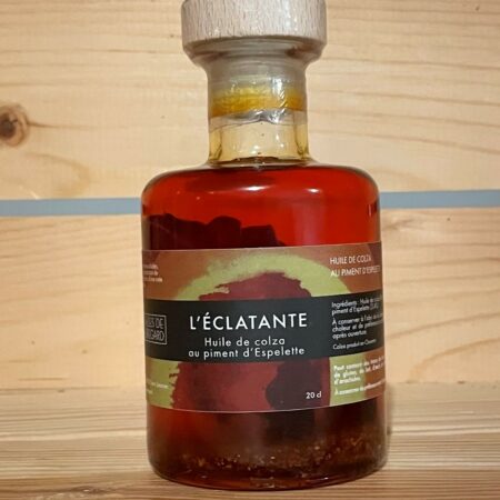 Huile de colza au piment d'Espelette | L'éclatante